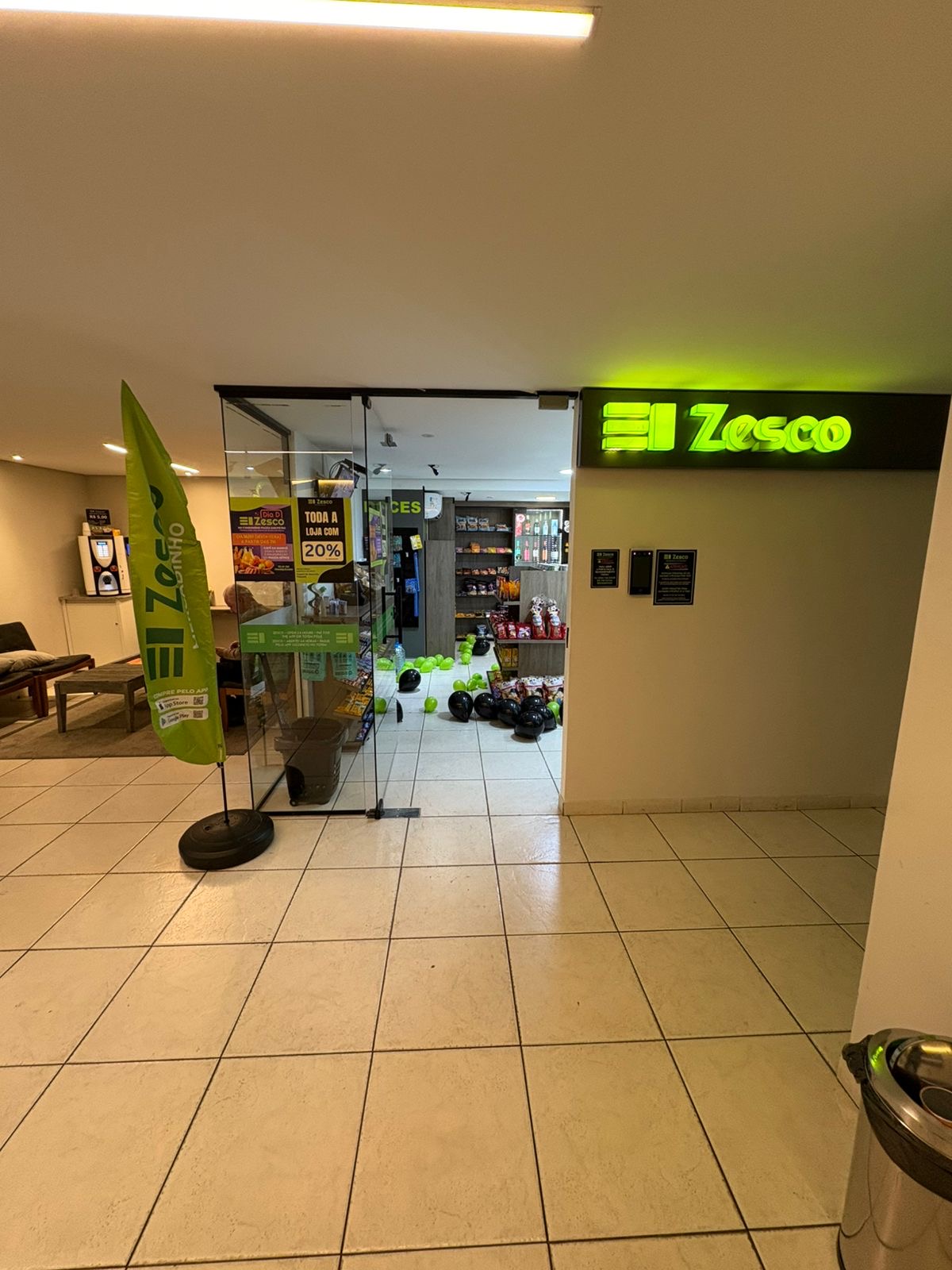 Ação temática Zesco no condomínio